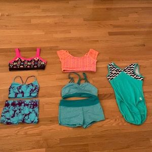 Dance outfits, sets and tops